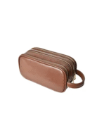 2.Mini size, large capacity  3.Durable YKK zipper  4.Leather handle  5.Waterproof IPX4