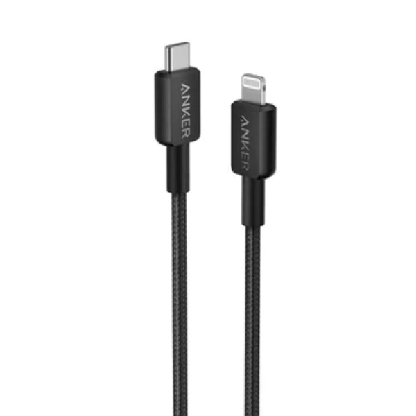 Anker 322 USB-C to Lightning Cable Black